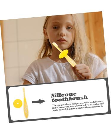 Minkissy 5-Pack Children s Toothbrush Set - Travel-Friendly Baby Toothbrush Accessories - Food-Grade Silicone Infant Products - Buy Online on GoSupps.com