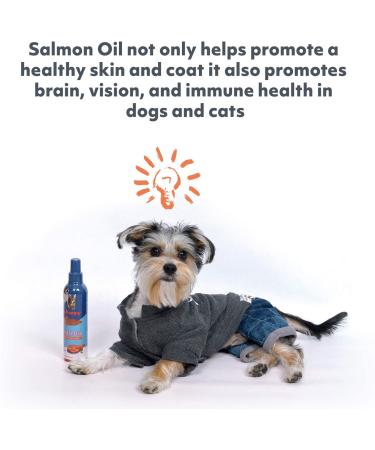 8 oz Flea Away Extra Virgin Norwegian Salmon Oil Spray - 100% Pure - Buy Online on GoSupps.com