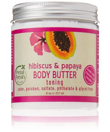 Petal Fresh Pure Body Butter Renewing Hibiscus & Papaya 8 oz (237 ml)