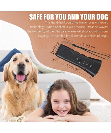 Handheld Dog Repeller Trainer | Double Channel Ultrasound Device for Effective Dog Bark Control & Training - Buy Online on GoSupps.com