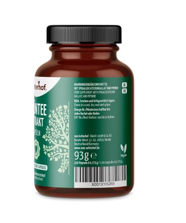 Green Tea Extract 120 Capsules | 50% EGCG & 95% Piperine | 100% Vegan | Achterhof Quality - Buy Online on GoSupps.com