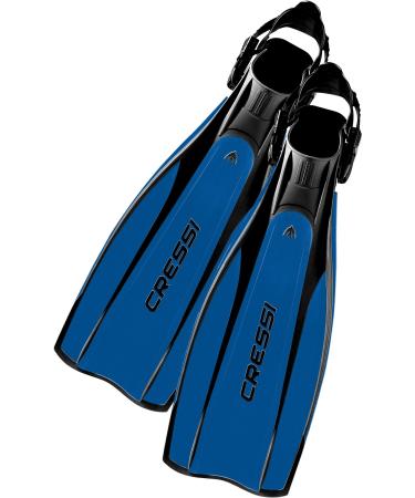 Cressi Lightweight Well-Balanced Open Heel Scuba Diving Fins - Pro Light: made in Italy M/L | US Man 8.5/11 | US Lady 9.5/12 | EU 41/44 Blue - Buy Online on GoSupps.com