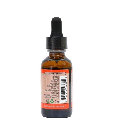 Don Juan Charmer Beard Oil & Conditioner - 100% Organic - Jojoba Argan Vitamin E - Cedarwood & Orange Scent - 1oz - Buy Online on GoSupps.com