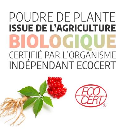 Organic Ginseng 300 mg - 200 capsules - Ecocert certified - Orgaliane - Buy Online on GoSupps.com
