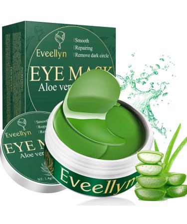Under Eye Patches Aloe Vera Eye Masks for Puffy Eyes Under Eye Masks Dark Circles Under Eye Treatment Women Improve Under Eye Bags Fine Lines and Wrinkles Eye Masks Skincare 30 Pairs