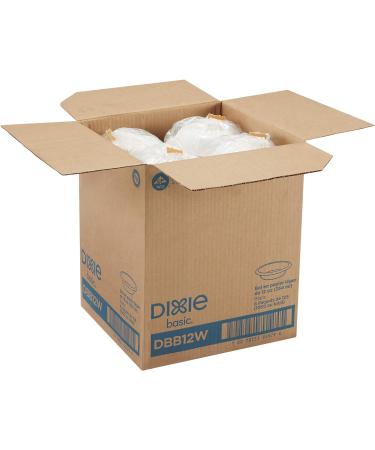 Dixie Basic 12oz. Disposable Paper Bowls by GP PRO - White (1000 Count) - Buy Online on GoSupps.com