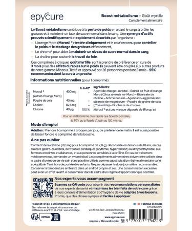 EPYCURE - Anti-Blemish Gummies without Sugars - 99% Natural - Maintains Healthy Skin Reduces Acne Regulates Sebum Nettle Vitamin B6 Zinc - 1 Month - Vegan - Made in France - Buy Online on GoSupps.com