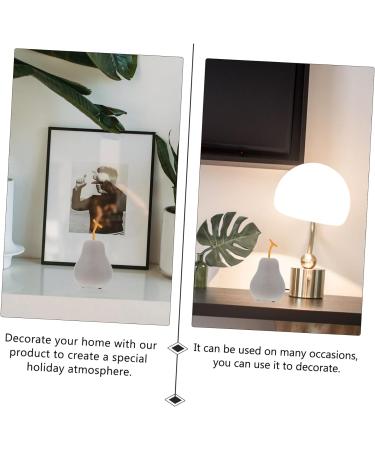 Zerodeko 1pc Simulated Fruit Ornaments Decorative Apples Tv Stand Decor Items Home Accents Decor Porcelain Figurine Bookcase Decor Work Desk Decor Vegetables Accessories Christmas Ceramics Silver M - Buy Online on GoSupps.com