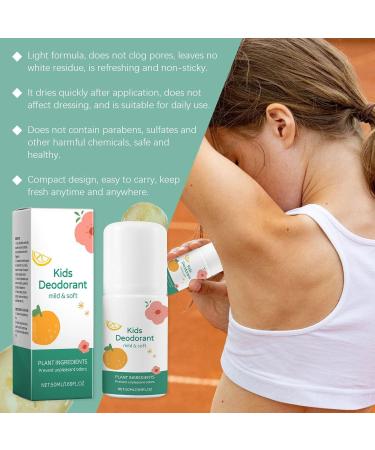 Lot de 2 d odorants naturels pour enfants et adolescents protection douce et hypoallerg nique contre la peau s che - Buy Online on GoSupps.com