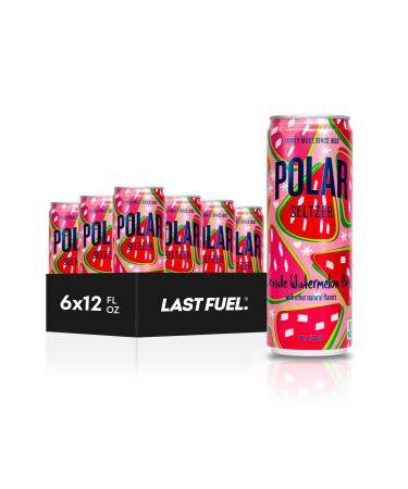 Polar Seltzer Water Limited Edition Watermelon Punch 12 oz Slim Can 6 Pack - Refreshing Watermelon Punch Flavor - Buy Online on GoSupps.com