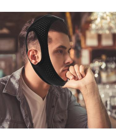 Artibetter Stop Snoring Anti Snore Strap - Chin Strap for Snoring, Keep Mouth Closed While Sleeping - Black - Buy Online on GoSupps.com