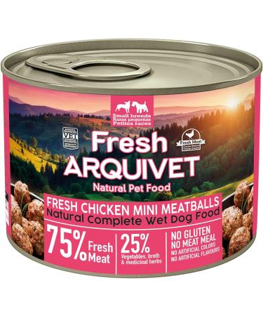 Arquivet Fresh Mini Chicken Meatballs 200g Pack of 6 units - Buy Online on GoSupps.com