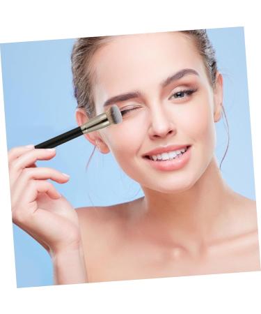 Didiseaon liquid foundation foundation stick make up cosmetic Miss makeup brush Makeup Brush Tool Cosmetic Blending Brush supplies wooden handle bevel paint tool - Buy Online on GoSupps.com