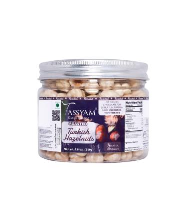 Tassyam Organics Deep Roasted Turkish Hazelnuts 250g | Premium Imported Nuts