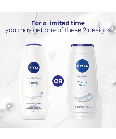 NIVEA Creme Soft Body Wash 3x500mL - Buy Online on GoSupps.com