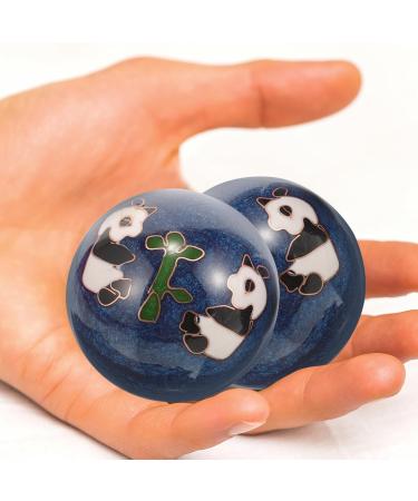 Healifty 2 Pieces Gong Health Balls | Yin Yang Baoding Meditation Balls | Chinese Sound & Jade Hand Massage Balls for Stress Relief & Exercise - Buy Online on GoSupps.com