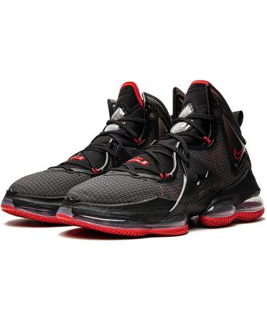 Nike Men's Lebron 19 Basketball Shoes - Black/University Red - Size 10 - Buy Online on GoSupps.com