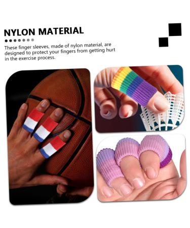 FRCOLOR 30pcs Rainbow Finger Cots & Splints | Anti-Skid Finger Covers & Thumb Sleeves for Sports | Elastic Finger Braces for Basketball & Wrist Support - Buy Online on GoSupps.com