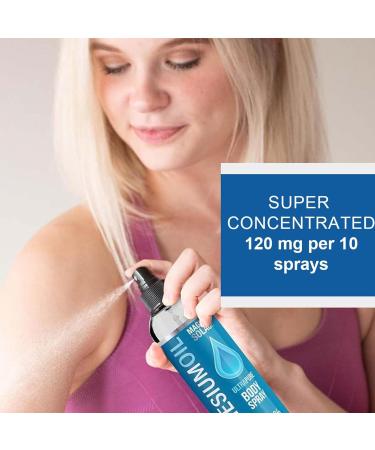 Magnesium Oil Spray 118ml 100% Pure Natural Source of Magnesium Chloride Body Spray Magnesium Spray Support Sleep Muscles Relax and Leg - Buy Online on GoSupps.com
