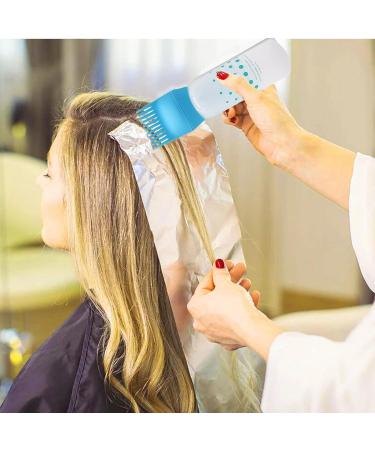Gomice Scalp Oil Applicator Bottle Applicator Brush with Graduated Scale Hair Oiling Applicator Bottle for Hair Dye Oil Comb Precise for Scalp and Hair Care Blue - Buy Online on GoSupps.com