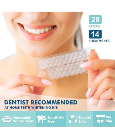 Sierra Clean Teeth Whitening Strips - 14 Treatments | Fast & Enamel Safe | Dentist Recommended - Remove Coffee, Tea, and Smoking Stains | 28 Count - Buy Online on GoSupps.com