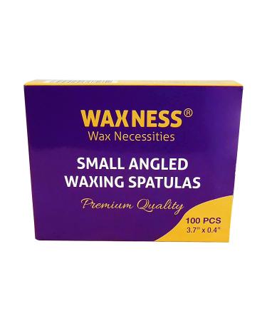 Waxness Small Wooden Angled Spatula Applicator 100 Pk - Professional Waxing Tool - Buy Online on GoSupps.com