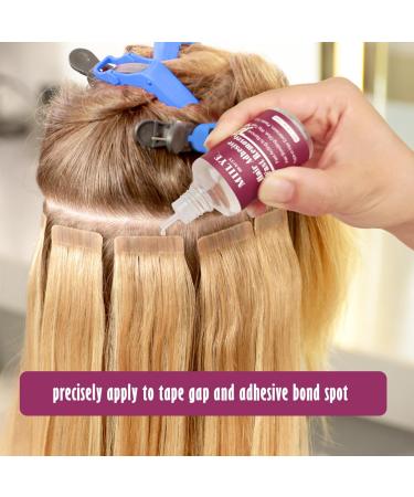Tape-in Hair Extension Remover - Fast Acting Wig Glue Remover Skin-Friendly 1 Fl Oz (Pack of 2) for Hair Tape & Extensions - Buy Online on GoSupps.com