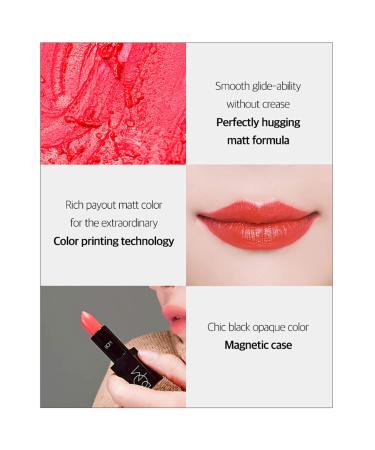Bom Long-Lasting Coral Matte Lipstick 804 - Velvet Texture - Buy Online on GoSupps.com