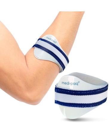 Medipaq Tennis Elbow Support Strap for Men & Women - 1x Elbow Support for Men & Women - Golfers Elbow Support & Tennis Elbow Brace - Elbow Support for Women & Men - Elbow Epicondylitis Support