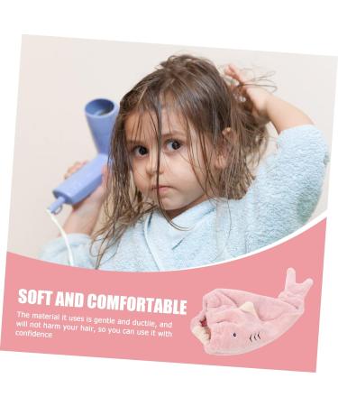 POPETPOP 2pcs Dry Hair Cap Shower Cap Coral Fleece Scarf Child Girl - Buy Online on GoSupps.com