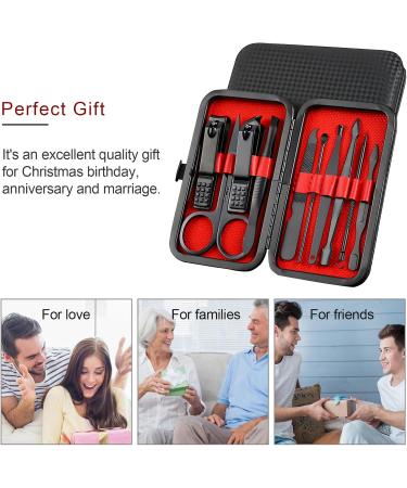 10-Piece Manicure Kit for Men & Women - Nail Clippers Toenail Clippers & Nail File - Premium Manicure Tools for Perfect Nails - Buy Online on GoSupps.com