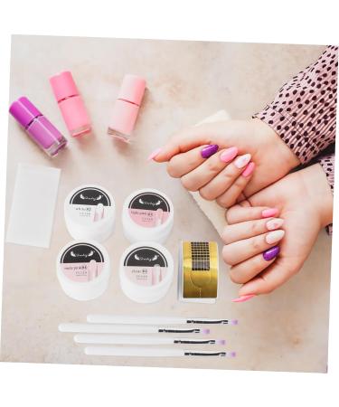 minkissy 1 Set Manicure Extension Set Kit De Manicura Finger Extension Tape Fixed Armour Cards Manicure Accessory Manicure Tool Manicure Brush Nail Suite Abs 59x35cm Assorted Color - Buy Online on GoSupps.com