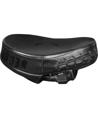 FightX Punching Mitts for Boxing Leather Curved Punch Mitts - Men & Women MMA Training Equipment - Muay Thai Sparring Training Mitts - Hitting Pads in Multiple Colors - Full Black - Buy Online on GoSupps.com