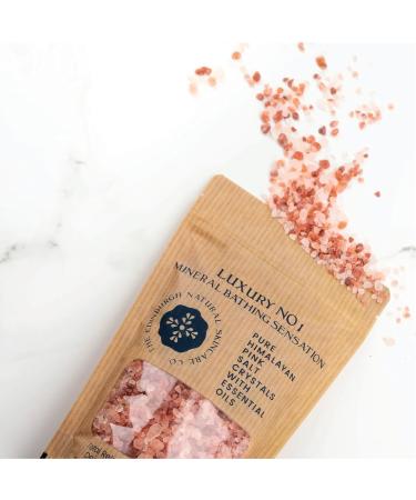 Edinburgh Skincare Co. Luxury Pink Himalayan Bath Salts - Promotes Muscle Relaxation, Relieves Stress, Restores Skin - Infused with Essential Oils - Buy Online on GoSupps.com