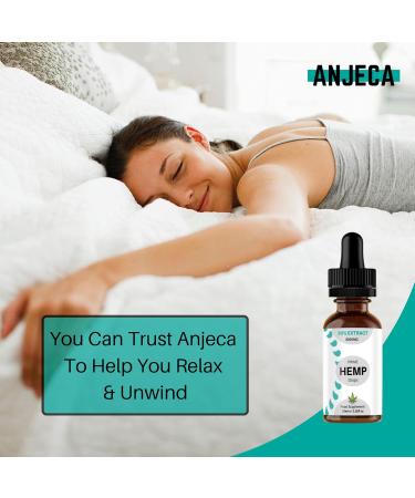 Anjeca Hemp Seed Oil 8000mg | Made in UK | Oil Dropper Included - Buy Online on GoSupps.com