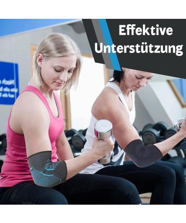 Loboinre Elbow Brace for Tennis & Golfer's Elbow | Elbow Support for Weightlifting & Strength Training | Unisex Elbow Bandage - Buy Online on GoSupps.com