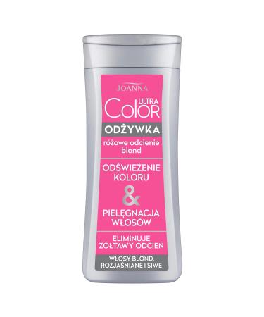 Joanna Ultra Color Conditioner for Pink Hair - Color Refresh & Moisturize - 200ml for Cool Blonde Tones - Buy Online on GoSupps.com