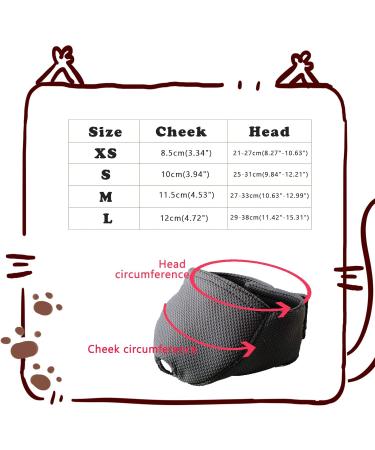 OHCOZZY Cat Muzzle - Breathable Mesh Cat Muzzle for Biting & Chewing Prevention - Size L Black - Buy Online on GoSupps.com