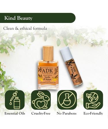 ADK Vanilla Balsam Botanical Perfume Spray 1 oz (30 mL) Natural Hypoallergenic & Clean Perfume for Women & Men with Notes of Pine Bergamot Vanilla Balsam & Amber 1 Fl Oz (Pack of 1) - Buy Online on GoSupps.com