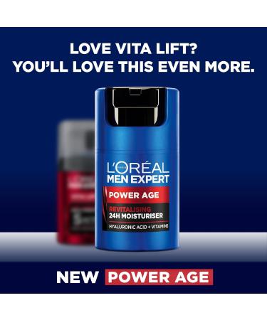 L'Oreal Men Expert Vita Lift Anti-Wrinkle Gel Moisturiser 50ml - Ultimate Hydration & Anti-Aging for Men | Shop Internationally - Buy Online on GoSupps.com
