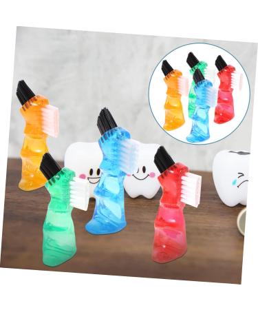 Shop TOVINANNA 20 STK Toothbrush Gap Brush - Denture Cleaning Brush Set (5 Colors) | Mini Brush for At-Home Prosthesis Care - Buy Online on GoSupps.com