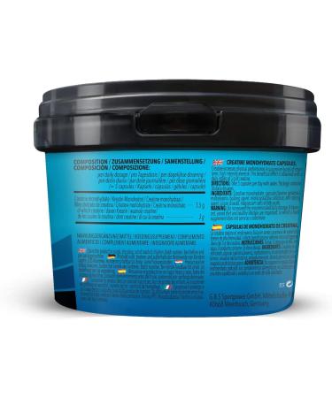 Buy BODYLAB24 Creatine Monohydrate 180 Capsules | High-Dose Energy & Strength | Pure Powder in Convenient Capsules - International Shipping Available - Buy Online on GoSupps.com