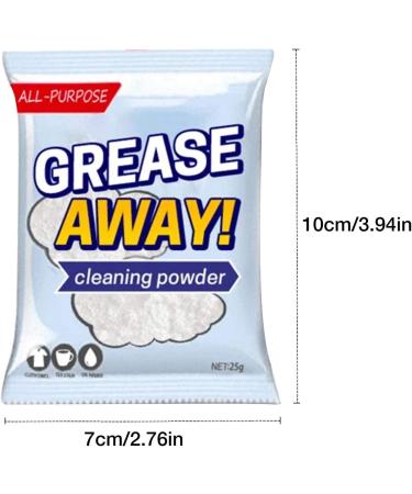 Powder Cleaner Kitchen Workbench Grease Stain Remover Solvent Degreasing Grease Away Cleaning 25g - Buy Online on GoSupps.com