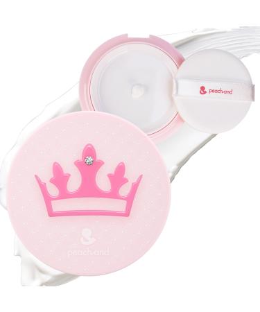 Peachand Kids Mineral Sun Cushion SPF50+ PA++++ Korean Skin Care Pink Tiara Set with 1 Cushion and 1 Refill