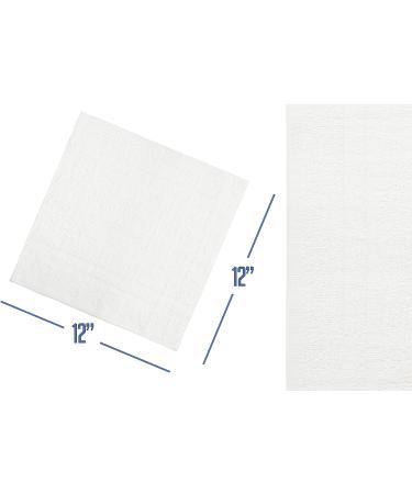 100% Cotton Washcloths 60 Pack | Highly Absorbent 400 GSM Face and Body Washcloth Bulk Pack | Soft Fingertip Towel for Bath Room | 12 x 12 Inches | White Pack of 60 - Buy Online on GoSupps.com