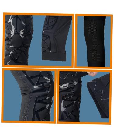 Buy Cycling Leg Sleeves & Running Knee Brace for Men - Comfortable Breathable Support in XL Black - Buy Online on GoSupps.com
