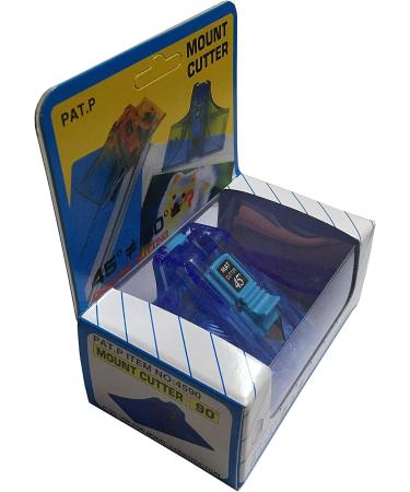Cutter 45 & 90 Degree Bevel Mat Board Cutter with Free Replacement Blade (Blue) - Premium Quality - Buy Online on GoSupps.com