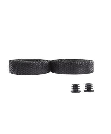 Crystal Lemon 2 Pack Road Bike Handlebar Tape - Advanced Cycling Grip Tape for Shock Absorption and Anti-Slip - Black - Buy Online on GoSupps.com