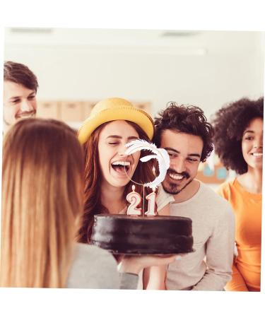 ibasenice Cake Pick Party Supplies Cake Decoration Cake Topper Dessert White Props M White - Buy Online on GoSupps.com