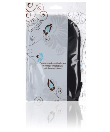 Horn Medical Premium Applikator-Handschuh zum Auftragen von Selbstbr uner Schwarz